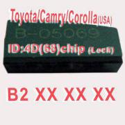 4D (68) Duplicabel Chip For Toyota/Camry/Corolla B2XXX 5pcs/lot