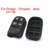 Button Rubber 4+1 Button ( Use For Dodge Chrysler Jeep) 5PCS/lot