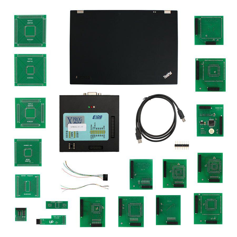 XPROG-M V5.5.5 X-PROG M BOX V5.55 ECU Programmer with T420 Laptop +500GB HDD USB Dongle Especially for BMW CAS4 Decryption