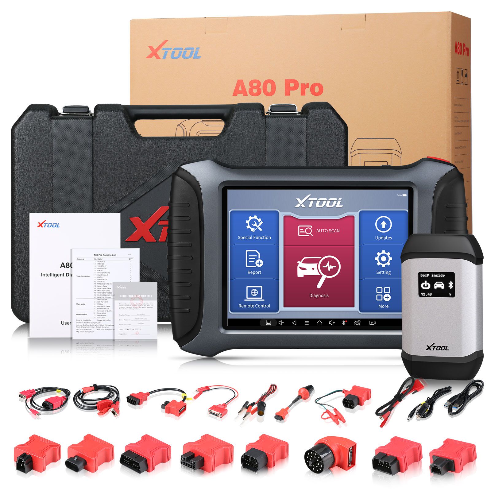XTOOL A80 Pro Full System Diagnosis Tool Support Benz and BMW Online Programming