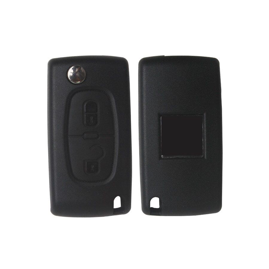 Flip Remote Key 2 Button with ID46 Chip For Peugeot 307