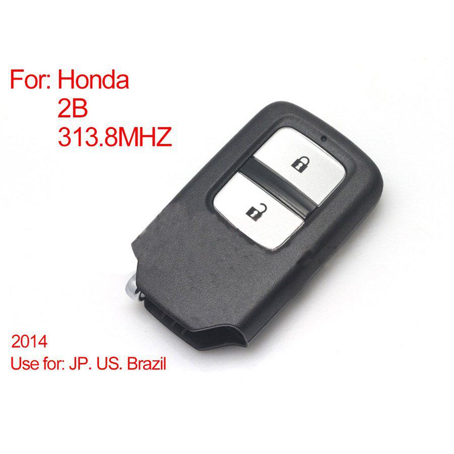 Intelligent Remote Control Key For Honda 2Buttons 313.8MHZ (Black)