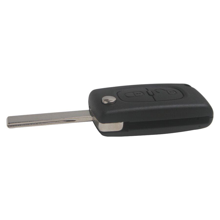 Original Remote Key For Peugeot 307 Flip 2 Button With ID46 Chip