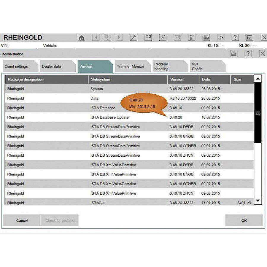 V2015.3 Rheingold ISTA-D 3.48.20 ISTA-P 3.55.1.001 For BMW ICOM Win8 System 500GB New HDD Without USB Dongle