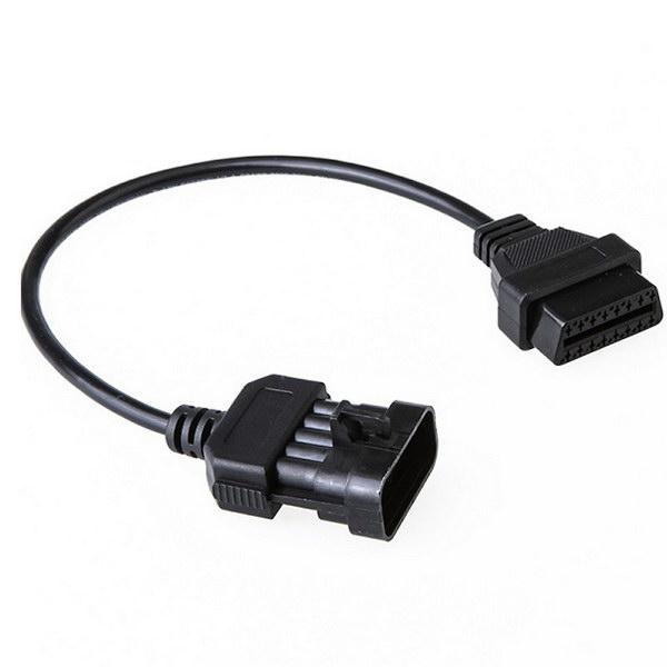 10Pin to 16PIN OBD OBD2 Diagnostic Connector Cable for Opel