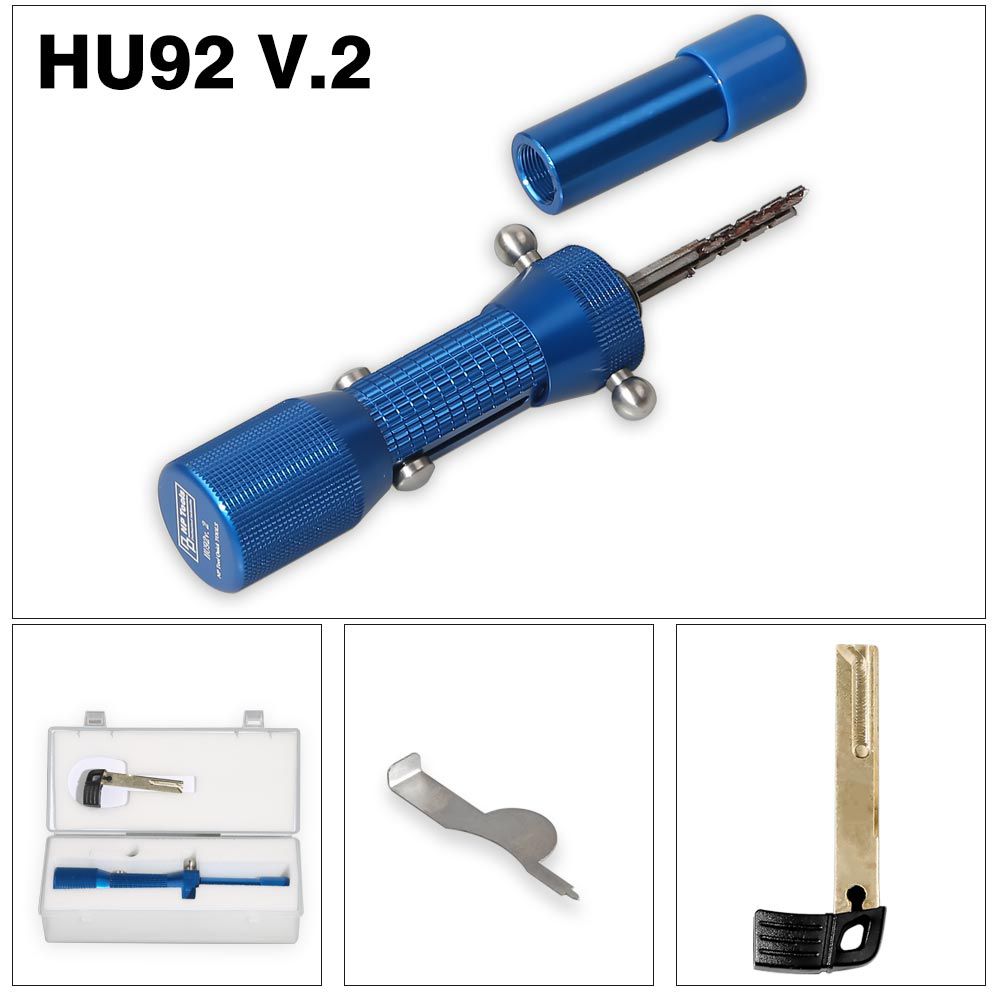 2 in 1 HU92 V.2 Professional Locksmith Tool for BMW HU92 Lock Pick and Decoder Quick Open Tool