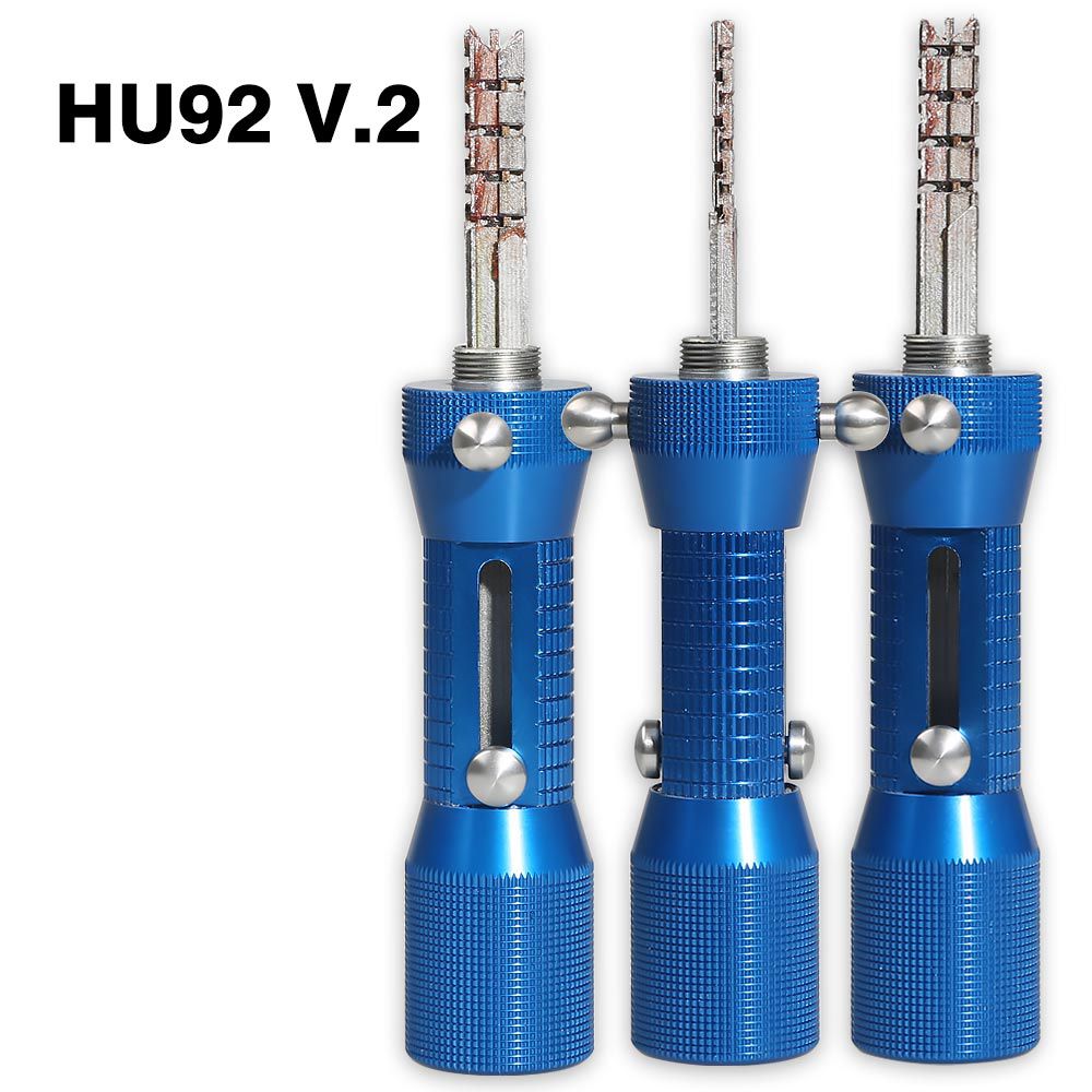 2 in 1 HU92 V.2 Professional Locksmith Tool for BMW HU92 Lock Pick and Decoder Quick Open Tool