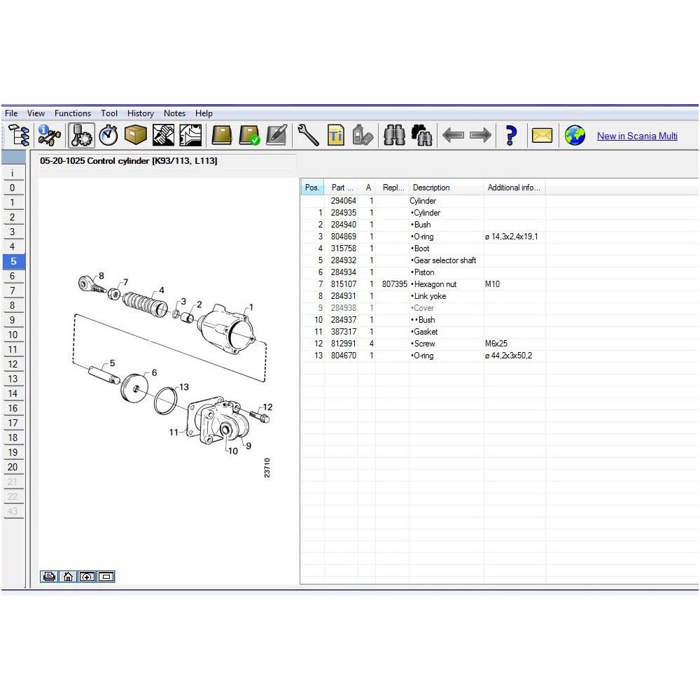 Multi Spare parts Catalog & Service Information for Scania VCI3