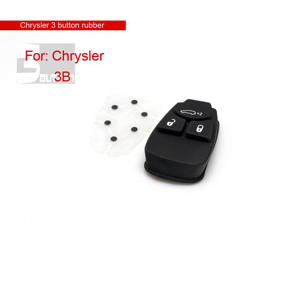 3 Button Remote Key Rubber For Chrysler ( Small Button) 5pcs/lot