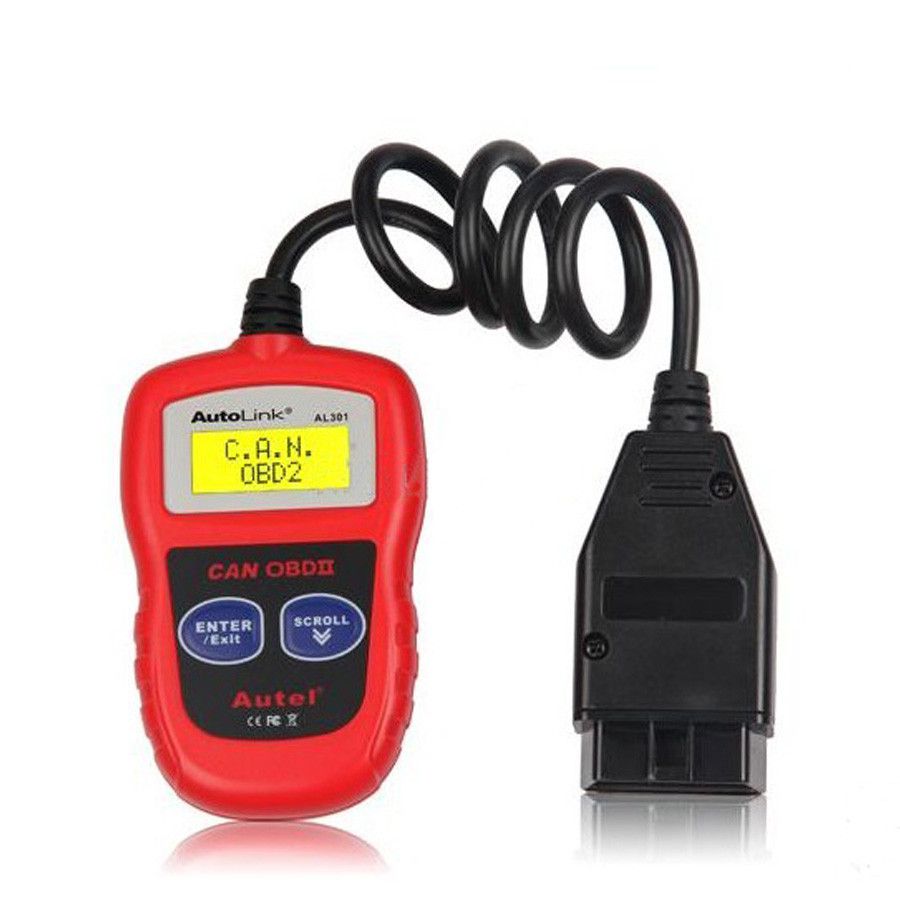 Autel AutoLink AL301 OBDII/CAN Code Reader Clear DTCs Easiest-To-Sse Tool For DIY Customers
