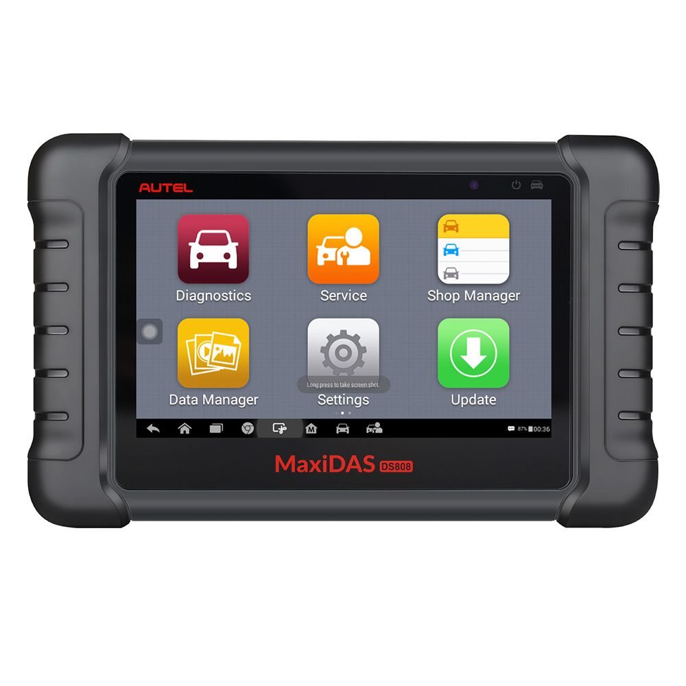 Original Autel MaxiDAS DS808 Tablet Diagnostic Tool Full Set Support Injector Coding & Key Coding Free Update Online