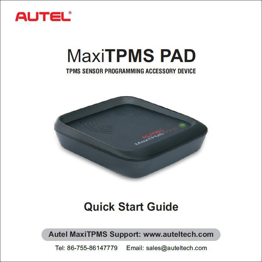 Autel MaxiTPMS PAD TPMS Sensor Programming Accessory Device