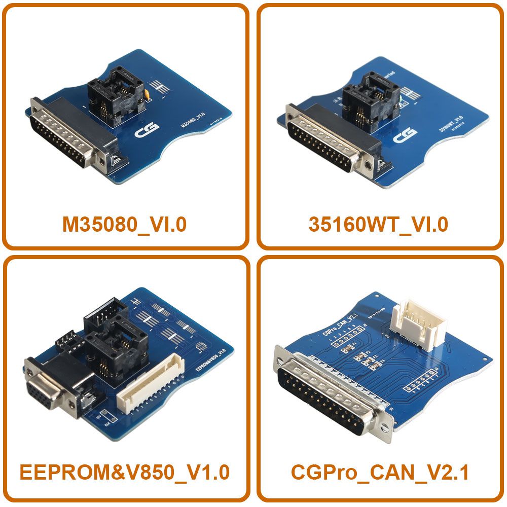 Pre-order V2.2.6.0 CG Pro 9S12 Programmer Full Version with All Adapters including New CAS4 DB25 and TMS370 Adapter
