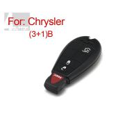 Smart Key Shell For Chrysler 3+1 Button 5PCS/lot
