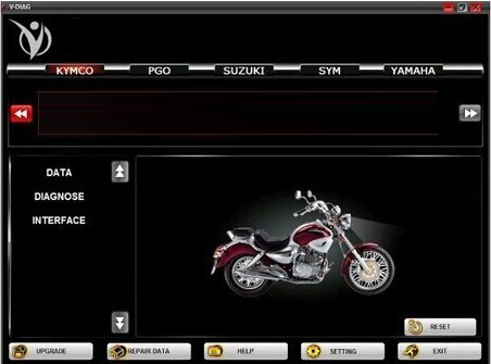 Classic 7 in 1 Multi-Brand Motorcycle Scanner Software