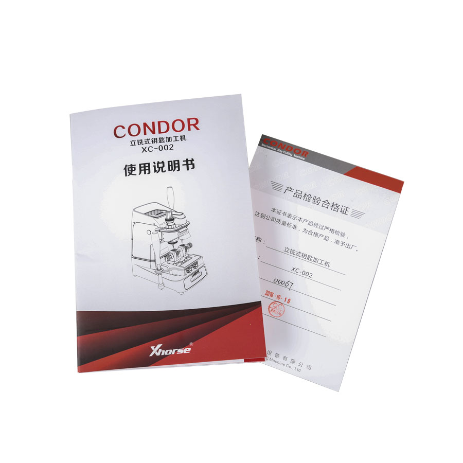 New Released Original Xhorse Condor XC-002 Ikeycutter Mechanical Key Cutting Machine Three Years Warranty