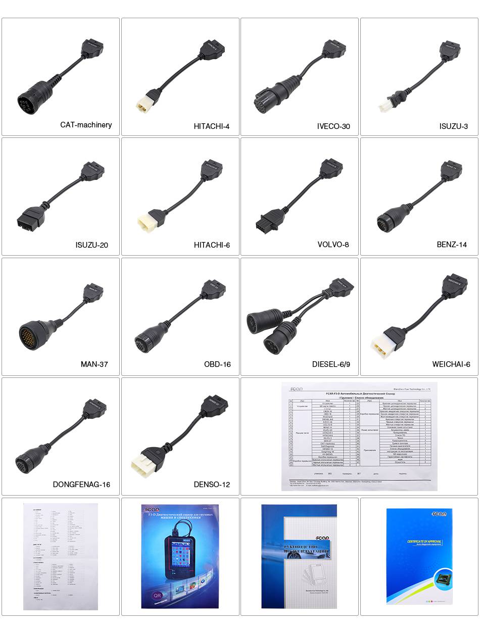 Fcar-F3-D Original Scanner For Heavy Duty