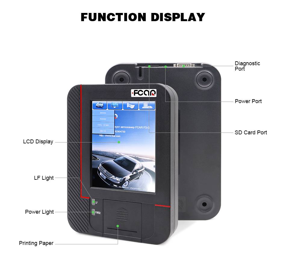 Fcar F3-G (F3-W + F3-D) For Gasoline Cars and Heavy Duty Trucks Scanner