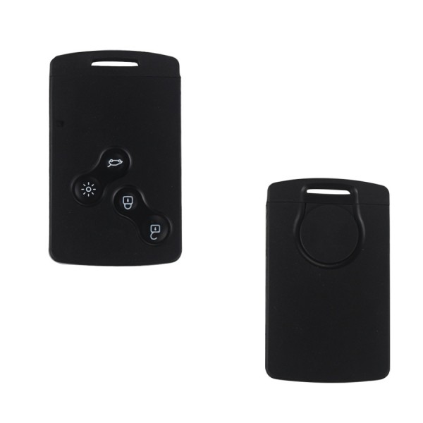 Renault Koleos Half Smart Remote Key 4 Buttons 433 MHZ PCF7941(After Market) Sliver Logo