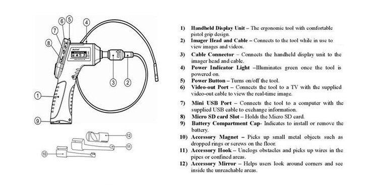 Autel Maxivideo MV208 Digital Videoscope