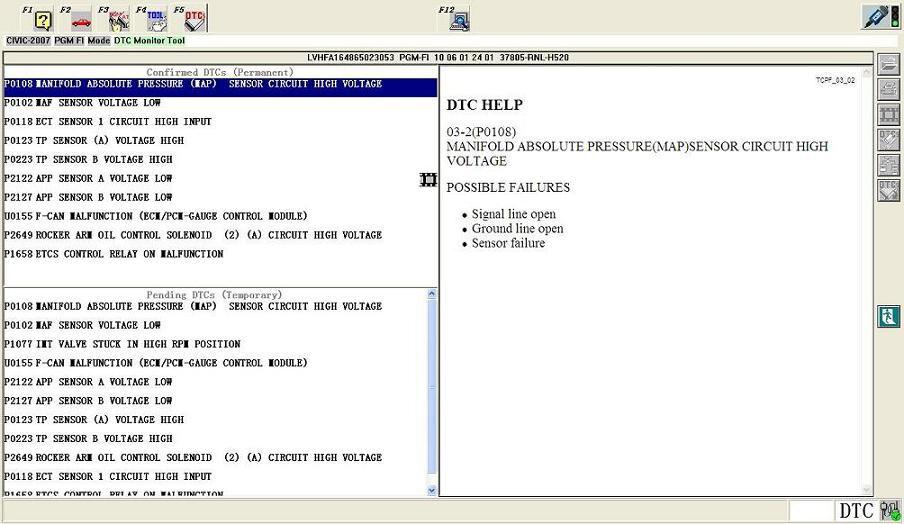 HDS Cable OBD2 Diagnostic Cable