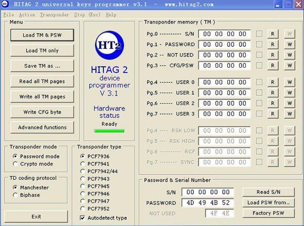 Hitag2 V3.1 Programmer Software 1