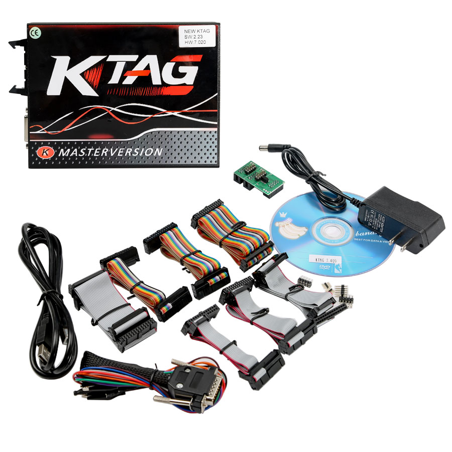 KTAG CU Programming Tool V2.23 EU Online Version Firmware V7.020 K-TAG Master with Red PCB No Tokens Limitation