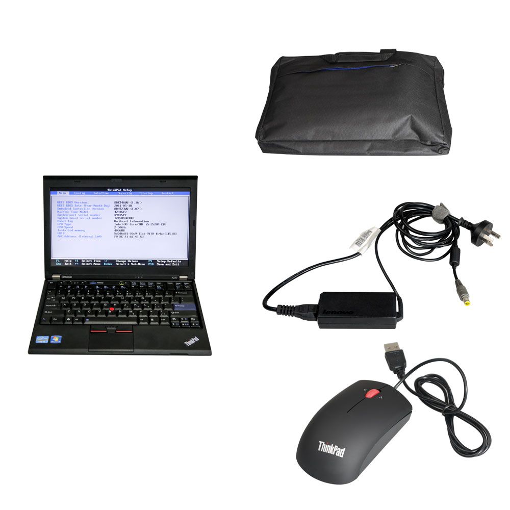 Lenovo X220 I5 CPU 1.8GHz WIFI With 4GB Memory Compatible with BENZ/BMW/Porsche/ODIS Software HDD