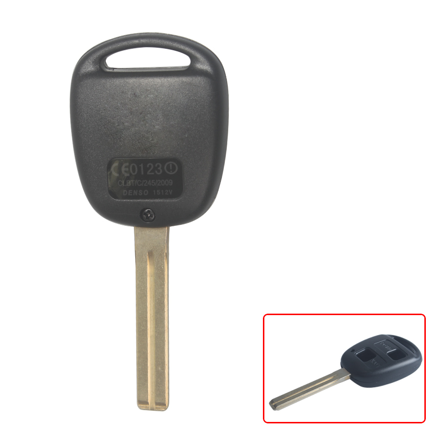 Remote Key Shell 2 Button without Logo TOY48(Long) For Lexus 5pcs/lot