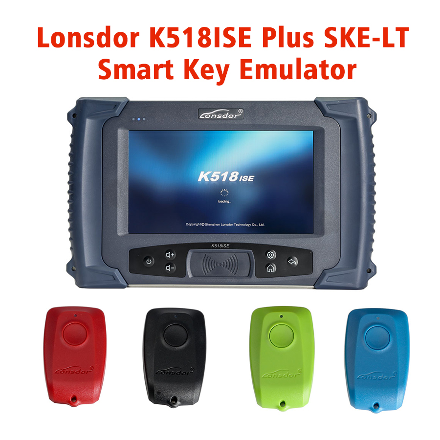 Original Lonsdor K518ISE Key Programmer Plus SKE-LT Smart Key Emulator 4 in 1 Set