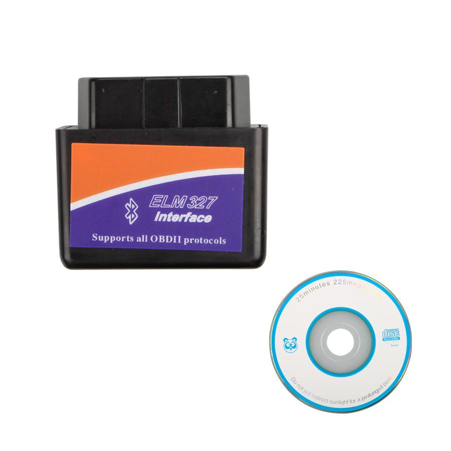 MINI ELM327 Bluetooth OBD2 (Black) Firmware V2.1