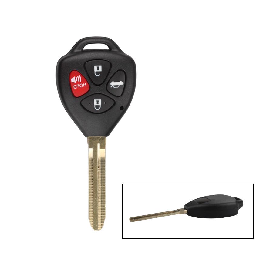 Remote Key Shell For Toyota 4 Button (With Red Dot Without Sticker) 5pcs/lot