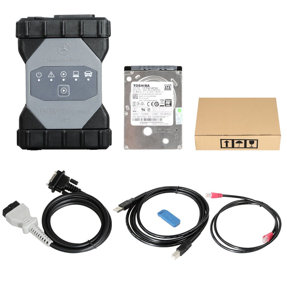 OEM Mercedes Benz C6 DoIP Xentry Diagnosis VCI Multiple with V2019.12 Software Keygen Included
