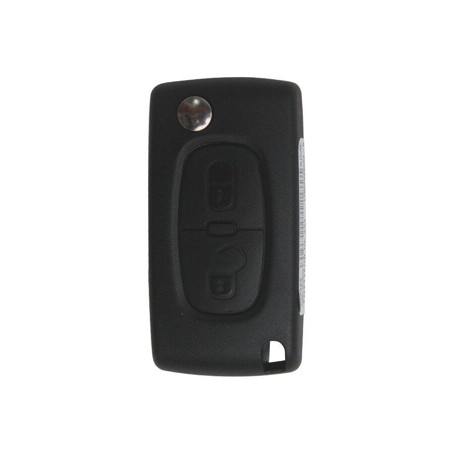 Original Remote Key For Peugeot 307 Flip 2 Button With ID46 Chip