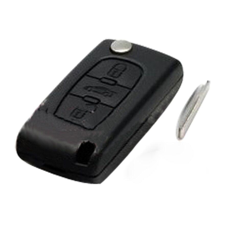 Original Remote Key For Peugeot 307 Flip 3 Button