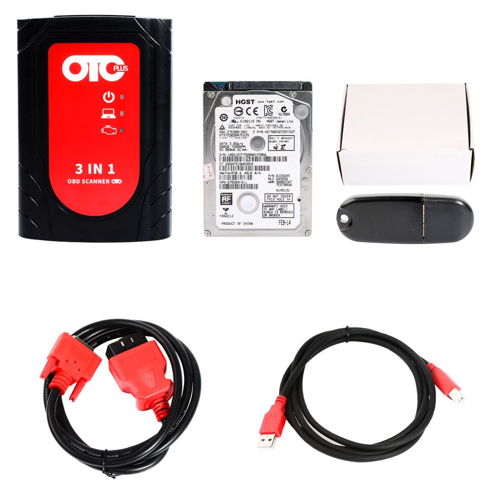 Newest OTC Plus 3 in 1 GTS TIS3 OTC Scanner for Toyota Nissan and Volvo with IT3 V14.00.018 Global Techstream