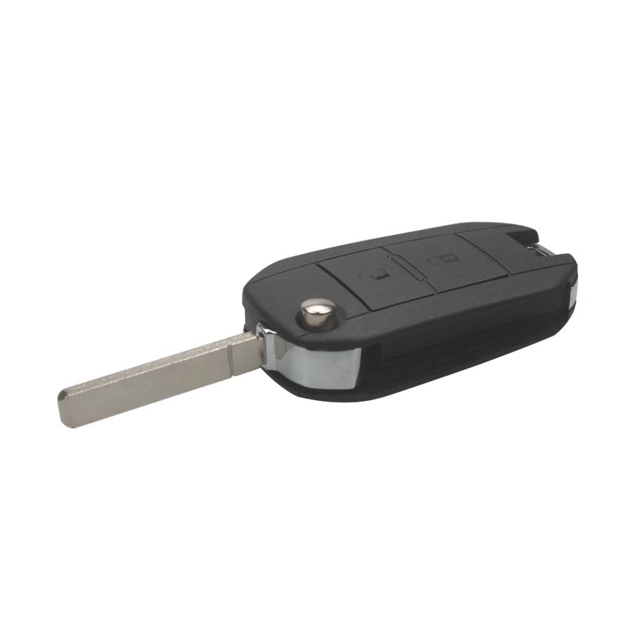 Modified Flip Remote Key Shell For Peugeot 2 Button VA2 5pcs/lot