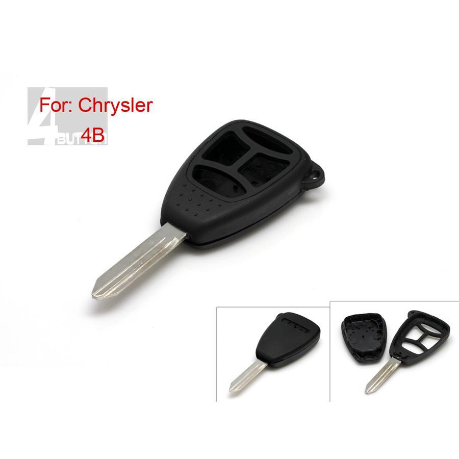Remote Key Shell For Chrysler 3+1 Button 5pcs/lot
