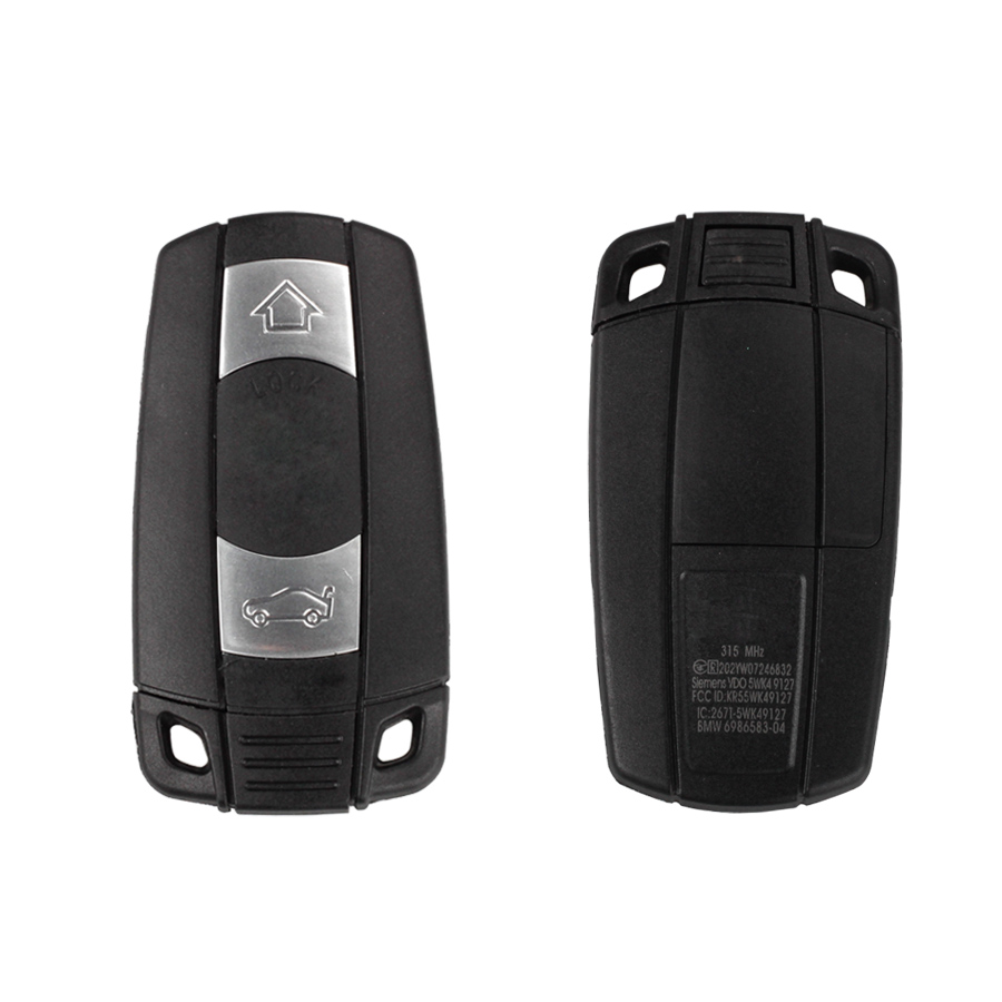 Smart Key 3 Buttons 315MHZ (Keyless-entry) PCF7952 For BMW CAS3 Rure