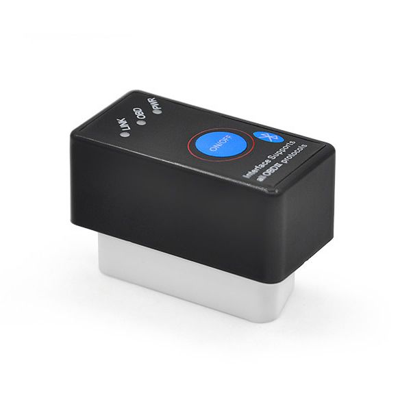 NEW Super Mini ELM327 Bluetooth OBD-II OBD Can With Power Switch Software V2.1