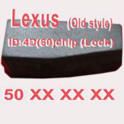 4D (60)  Duplicabel Chip For Lexus 50XXX 10pcs/lot