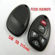 5 Button 315MHZ Remote Key for GM
