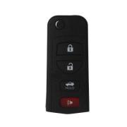 New Flip Remote Key Shell For Nissan 4 Button 5pcs/lot