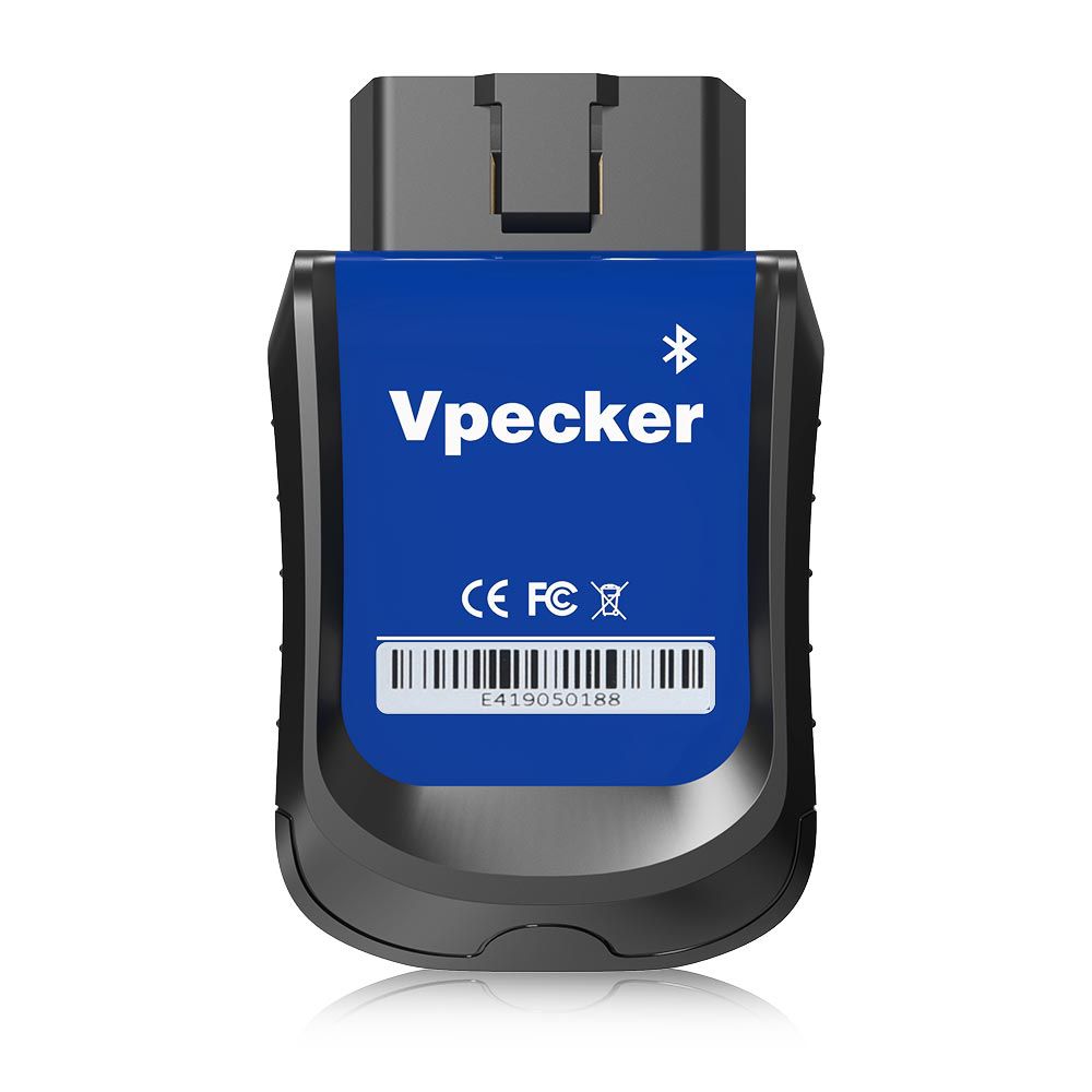 VPECKER E4 Phone Bluetooth Full System OBDII Scan Tool for Android Support ABS Bleeding/Battery/DPF/EPB/Injector/Oil Reset/TPMS