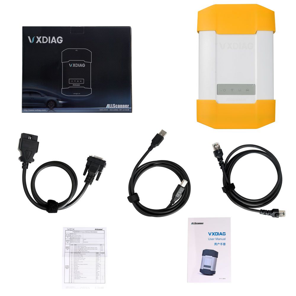 VXDIAG VCX DoIP Jaguar Land Rover Diagnostic Tool with PATHFINDER V182 & JLR SDD V153 Software Contained in HDD Ready to Use