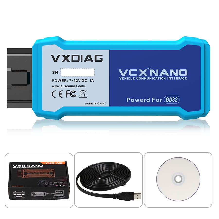 VXDIAG VCX NANO for GM/Opel Multiple GDS2 and Tech2Win Diagnostic Tool with Wifi