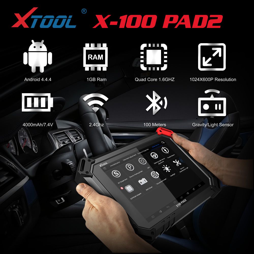 XTOOL X100 PAD2 Pro with KC100 Programmer Full Configuration Support VW 4th & 5th IMMO & Special Functions