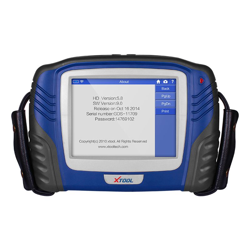New Released XTOOL PS2 GDS Gasoline Bluetooth Diagnostic Tool with Touch Screen Update Online without Plastic box