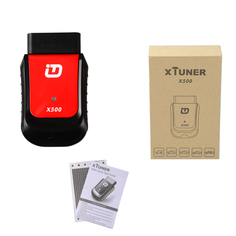 XTUNER X500+ V4.0 Bluetooth Special Function Diagnostic Tool works with Android Phone/Pad
