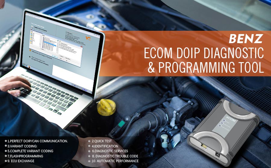 Benz ECOM Doip Diagnostic & Programming Tool
